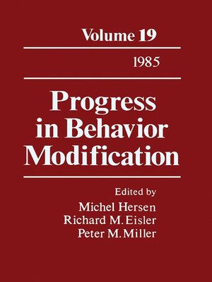 cover image of Progress in Behavior Modification, Volume 19